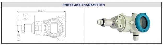 4-20mA 2 WIRE LCD displays the oil flush isolation film pressure transmitter