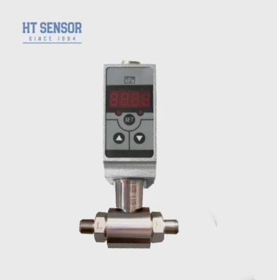 BPZK04D LED Display Differential Pressure Sensor with 2 Point Switch and 0-100 psi Range for Industrial Applications