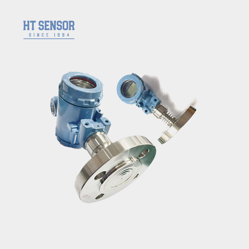 High Temperature Flange Pressure Transmitter With Display For Industrial Applications Pressure Sensor