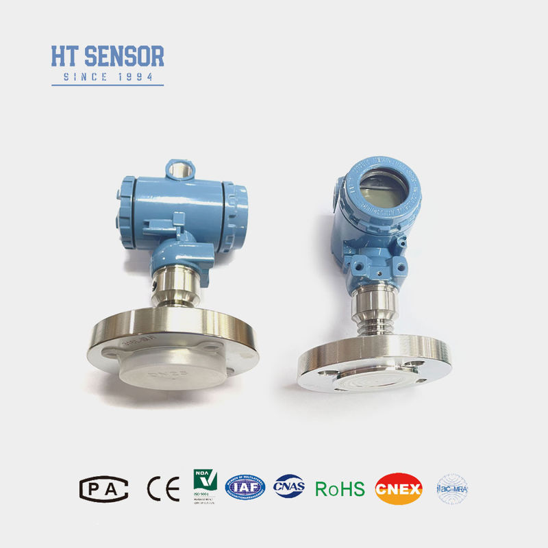 High Temperature Flange Industrial Pressure Transmitter With Display For Industrial Process Control Pressure Sensor
