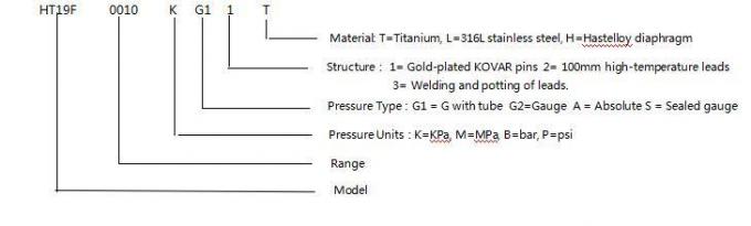 Baoji Hengtong Low Cost Price Industrial Diffusion Silicon Pressure Sensor