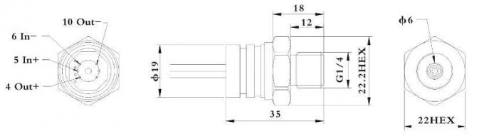 Baoji Hengtong Ht30 Thread Customized Pressure Sensor Cell