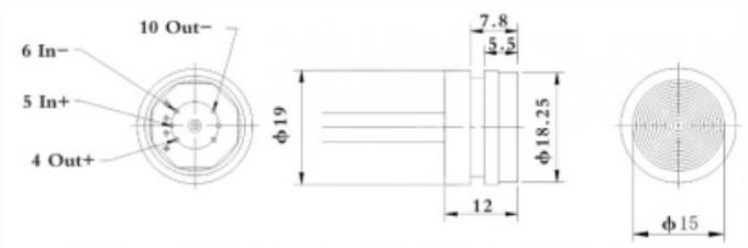 100mbar 19mm Compact Conventional Pressure Sensor Core 2