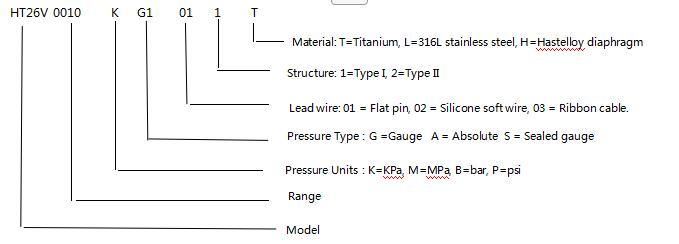 10V supply pressure sensor core components factory