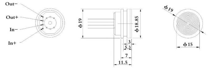 10V supply pressure sensor core components factory