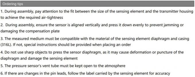 HTsensor Air Gas Water Pressure Sensor Transmitter With mv Output