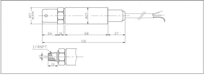 Silicon Liquid Level Transmitter Liquid Level Gasoline Level Sensor Piezoresistive 0