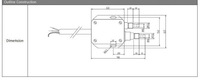 Mirco Gas Differential Pressure Tranmitter For Dry Air Flow Transmitter 4 20ma 0