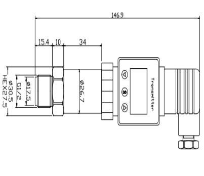 ODM Flush Diaphragm Pressure Sensor 0~35Kpa~35MPa Diffused Silicon Pressure Transmitter 0