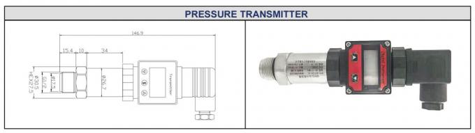 4-20mA Flush Diaphragm Pressure Transducer 100MPa Silicon Diaphragm Pressure Sensor 1