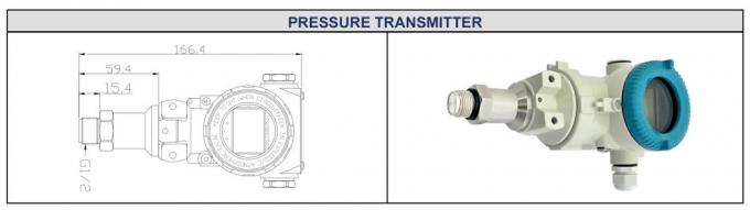 4-20mA Flush Diaphragm Pressure Transducer 100MPa Silicon Diaphragm Pressure Sensor 2