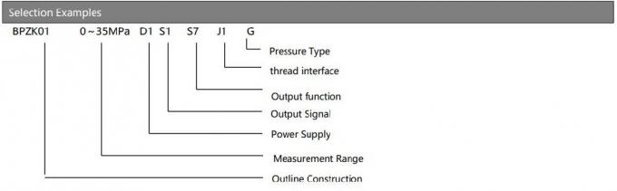 BPZK01 Stainless Steel Pressure Switch Electronic Digital Pressure Gauge For Process Control 4